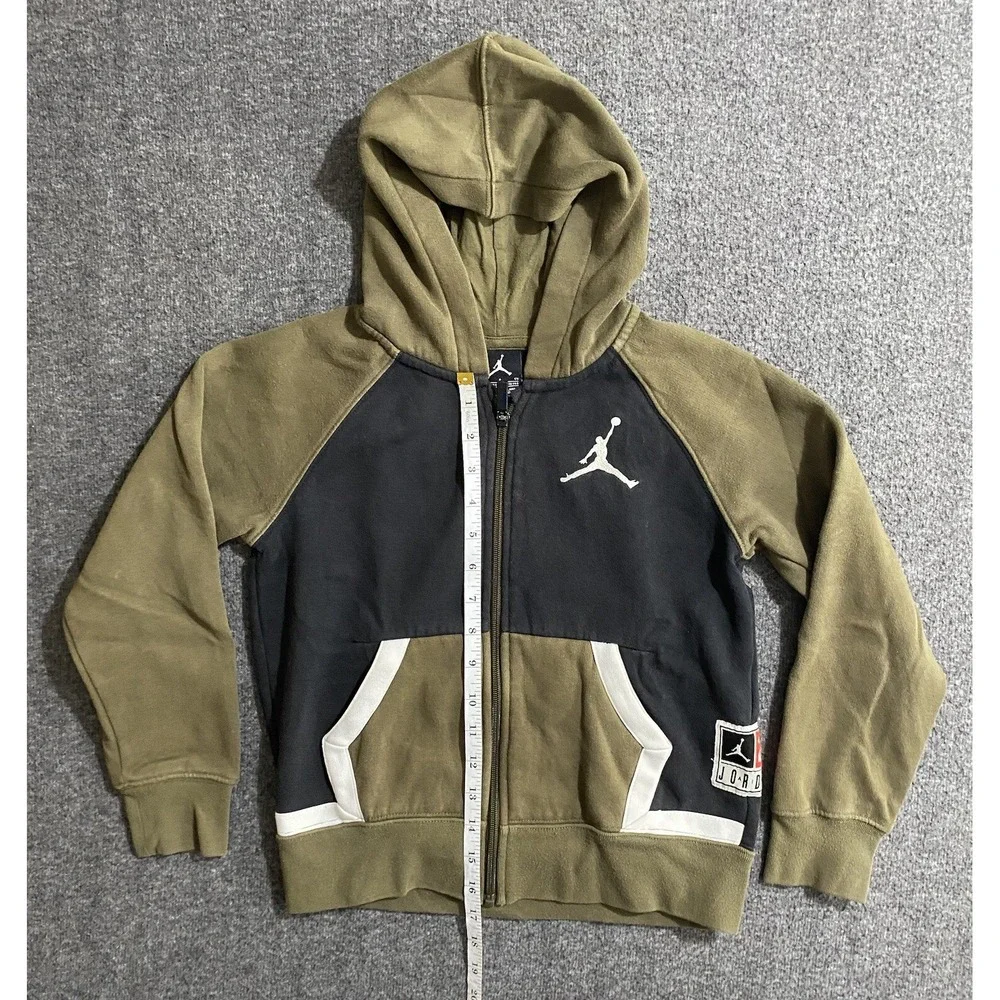 Nike Air Jordan Full Zip Athletic Youth Hoodie Size SP-8/10